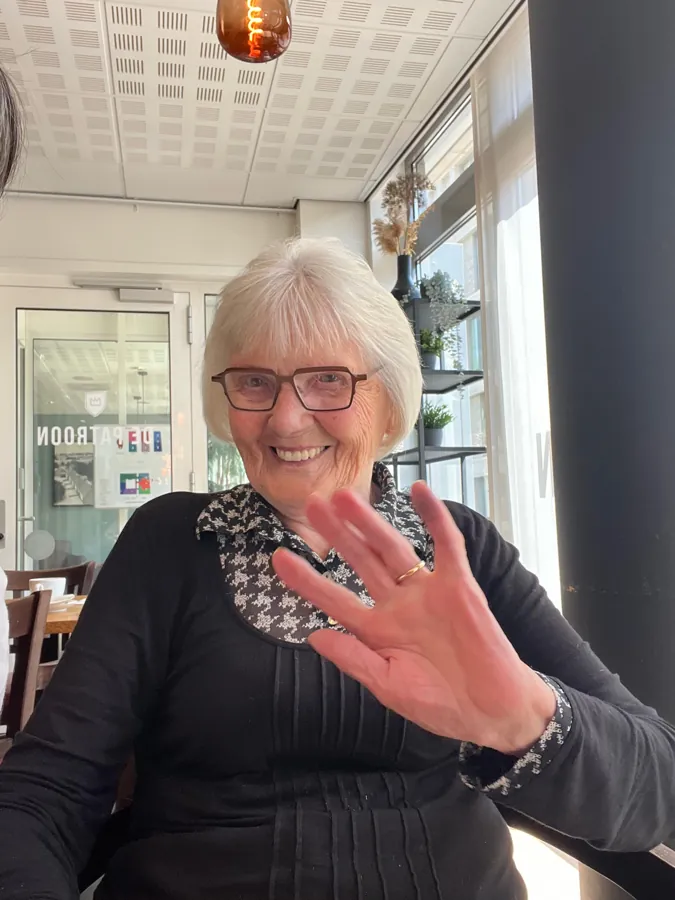 A moment of happiness at De Gelukshoeve